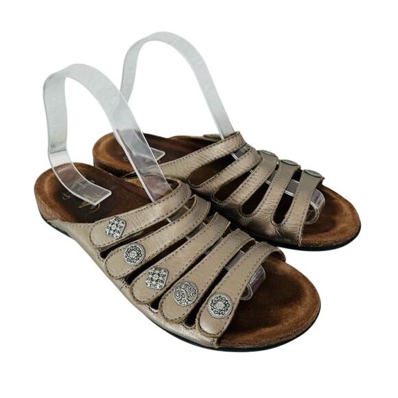 Dansko Janie Sandal in Pewter Strappy Size 41 or US 10 - Picture 2 of 8